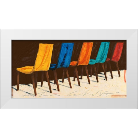 Spazio Nuovo White Modern Wood Framed Art Print by Calvetti, Fabio