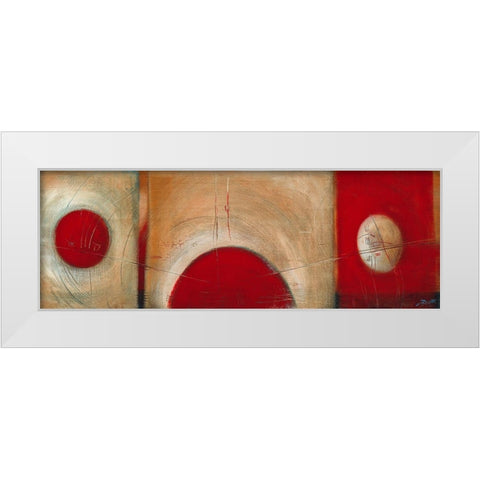 L autre monde White Modern Wood Framed Art Print by Becam, Carole
