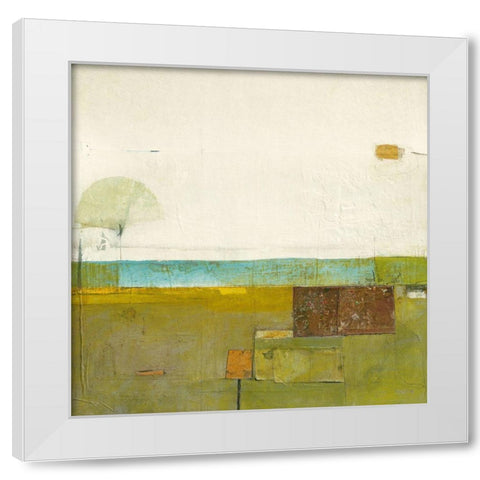 Attar of the Machaire White Modern Wood Framed Art Print by Frampton, Russell