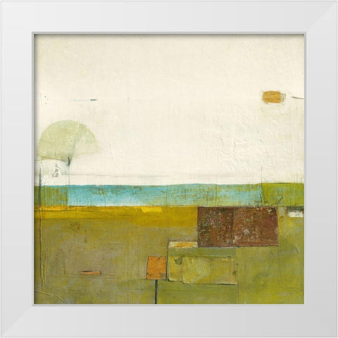 Attar of the Machaire White Modern Wood Framed Art Print by Frampton, Russell