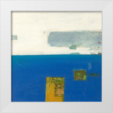 Horizon westward White Modern Wood Framed Art Print by Frampton, Russell