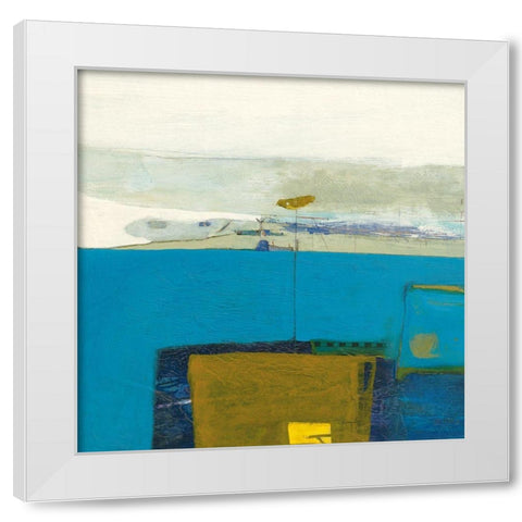 Reef at Deussant White Modern Wood Framed Art Print by Frampton, Russell