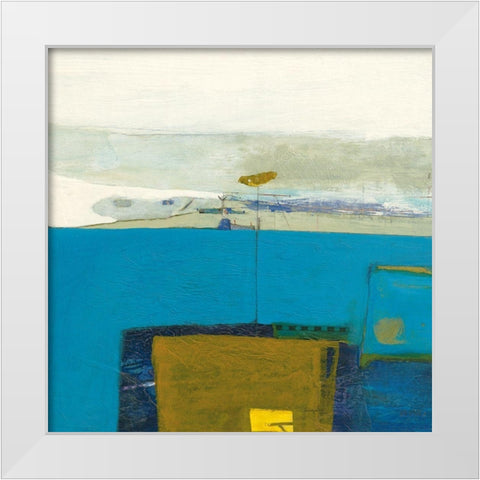 Reef at Deussant White Modern Wood Framed Art Print by Frampton, Russell