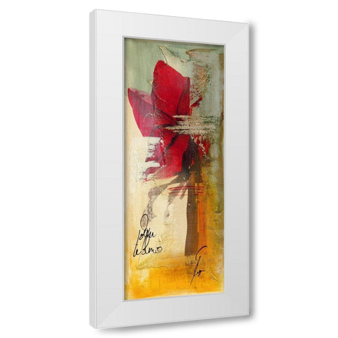 Aqui II White Modern Wood Framed Art Print by Leys, Gemma