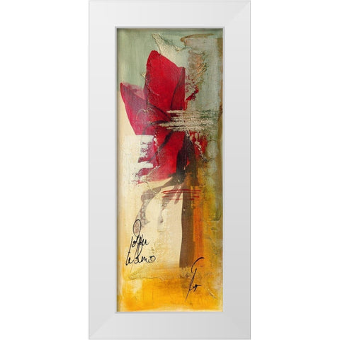 Aqui II White Modern Wood Framed Art Print by Leys, Gemma
