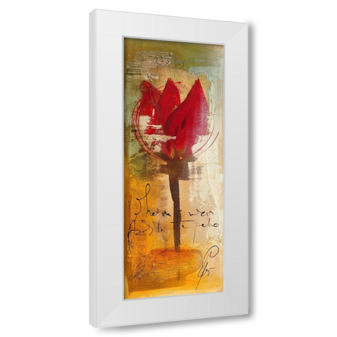 Para mi Espo White Modern Wood Framed Art Print by Leys, Gemma
