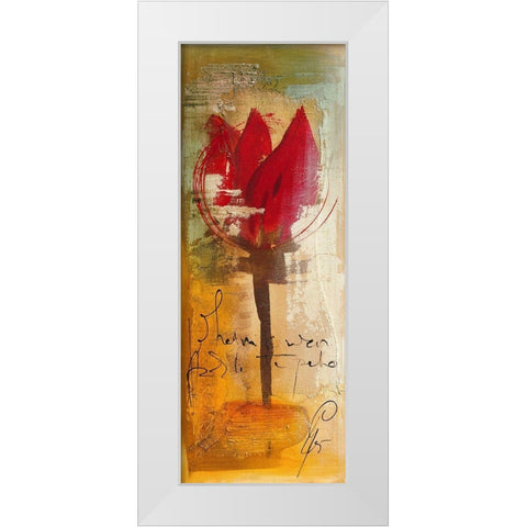 Para mi Espo White Modern Wood Framed Art Print by Leys, Gemma