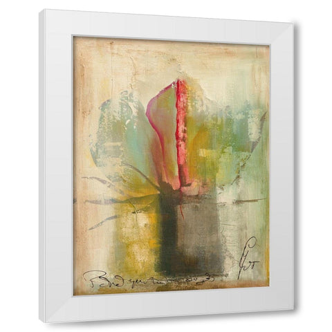 Me oigas I White Modern Wood Framed Art Print by Leys, Gemma