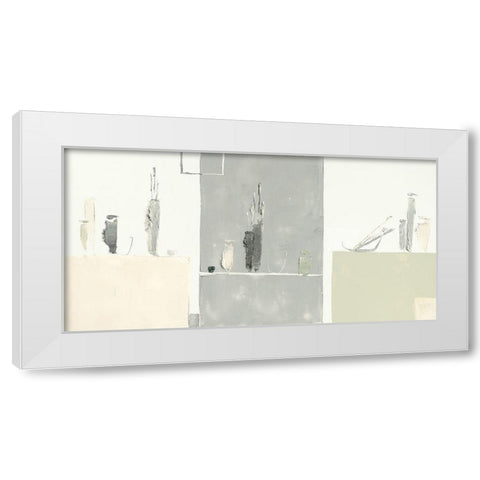 Ambiance d atelier I White Modern Wood Framed Art Print by Choisy, Christian