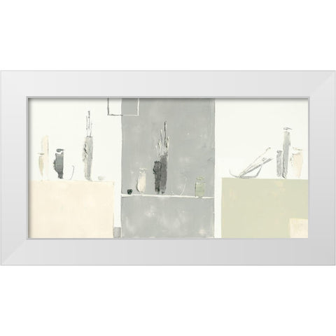 Ambiance d atelier I White Modern Wood Framed Art Print by Choisy, Christian