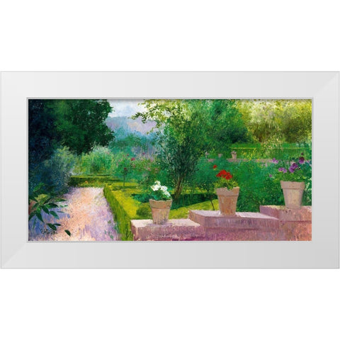 Granada I White Modern Wood Framed Art Print by Cereceda Martinez, Angeles