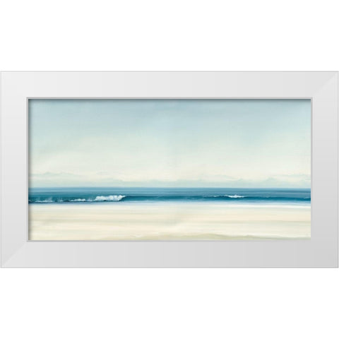 The other Side of the Atlantic White Modern Wood Framed Art Print by Reader, Dawn