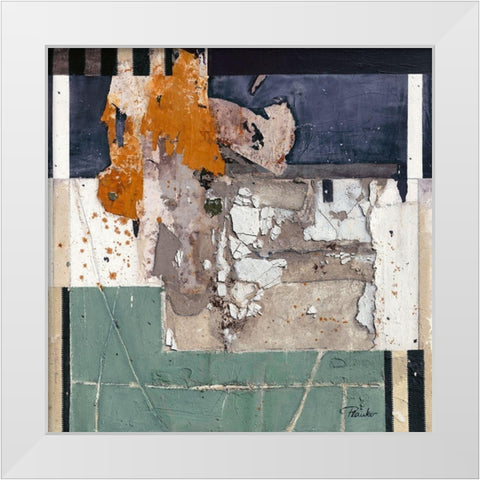 Spring III White Modern Wood Framed Art Print by Planker, Karin