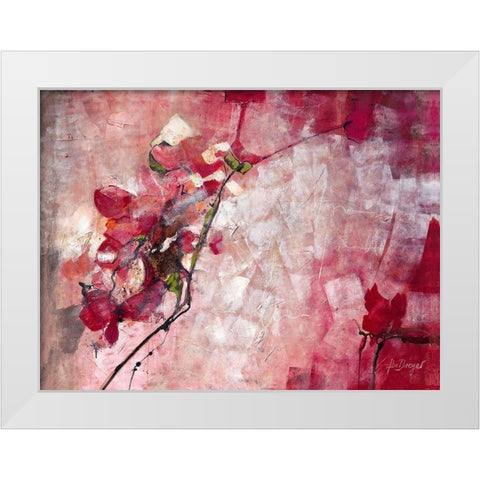 Symphony in Red White Modern Wood Framed Art Print by Dreyer, Ingeborg