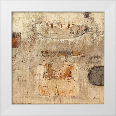 As a Matter of Course/Vanzelfsprekend White Modern Wood Framed Art Print by Verplanke, Jenny