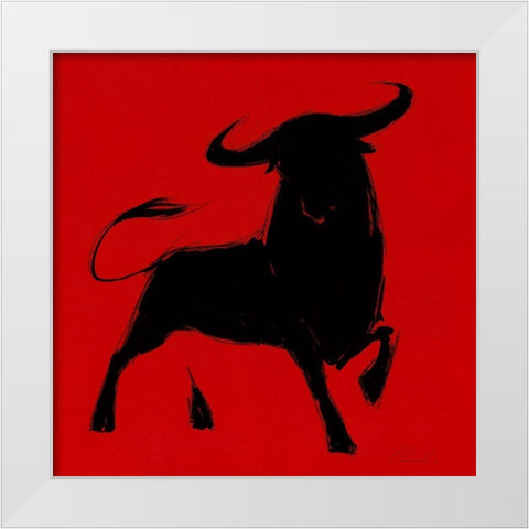 Toro II White Modern Wood Framed Art Print by Panasenko, Inna