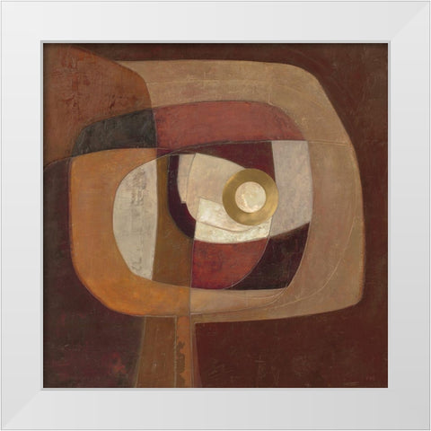 Eve White Modern Wood Framed Art Print by Jones, Jodi