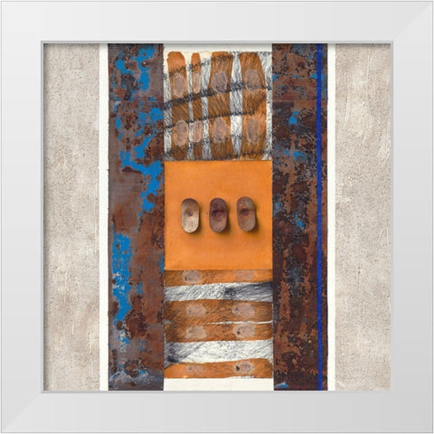 Changes I White Modern Wood Framed Art Print by Planker, Karin