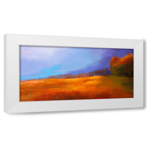 Chemain White Modern Wood Framed Art Print by Mazur-Devaux, Ewa