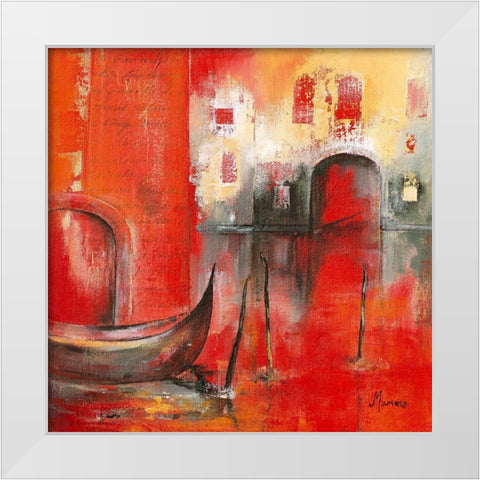 Venise Mysterieuse I White Modern Wood Framed Art Print by Manero, Annie