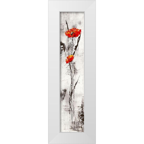 Reve fleurie III White Modern Wood Framed Art Print by Zacher-Finet, Isabelle
