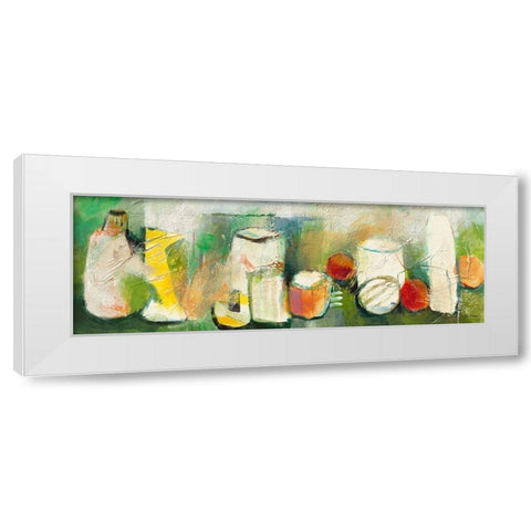 Stillleben III White Modern Wood Framed Art Print by Daniel, Manuela