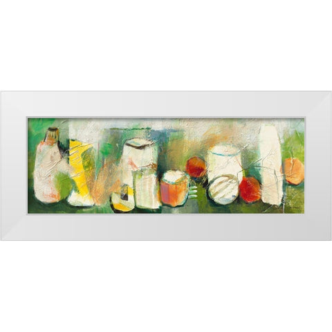 Stillleben III White Modern Wood Framed Art Print by Daniel, Manuela