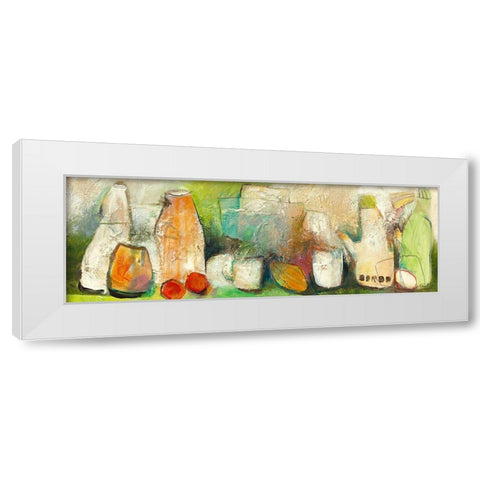 Stillleben IV White Modern Wood Framed Art Print by Daniel, Manuela