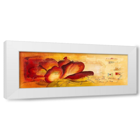 Tu risa I White Modern Wood Framed Art Print by Leys, Gemma