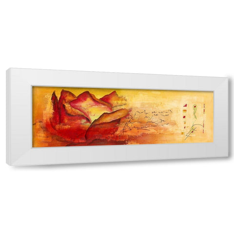 Corazon IV White Modern Wood Framed Art Print by Leys, Gemma