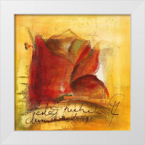 La Noche White Modern Wood Framed Art Print by Leys, Gemma