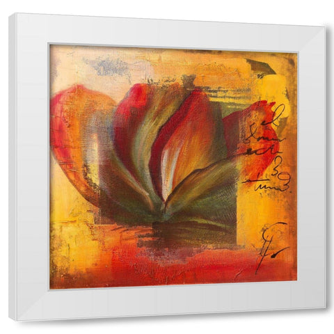 El Amor I White Modern Wood Framed Art Print by Leys, Gemma