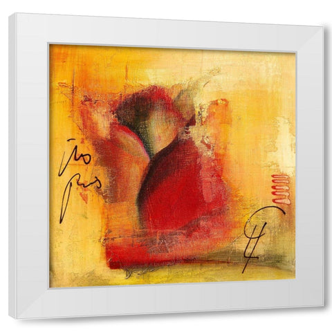 Tus Pies White Modern Wood Framed Art Print by Leys, Gemma