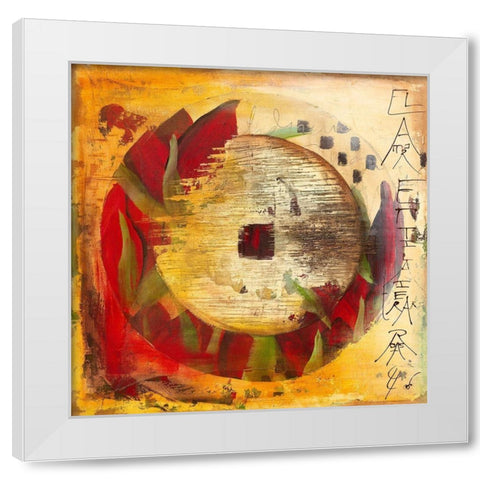 Rosa I White Modern Wood Framed Art Print by Leys, Gemma