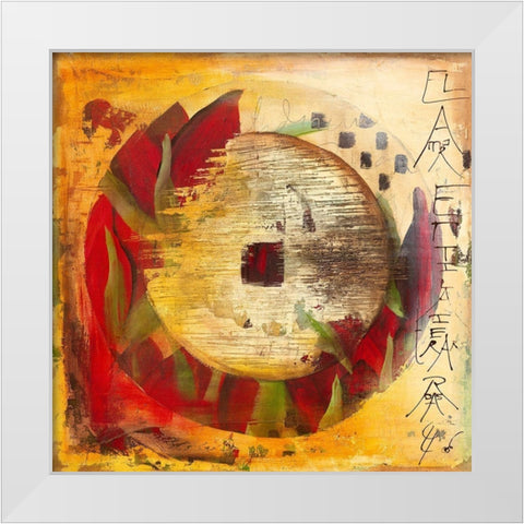 Rosa I White Modern Wood Framed Art Print by Leys, Gemma