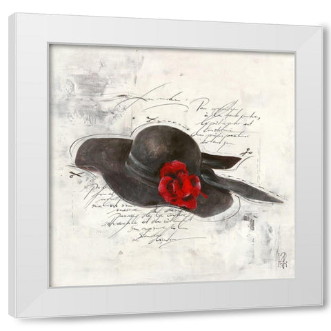 Pret-a-porter II White Modern Wood Framed Art Print by Zacher-Finet, Isabelle