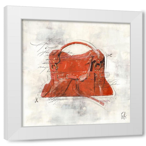 Pret-a-porter IV White Modern Wood Framed Art Print by Zacher-Finet, Isabelle