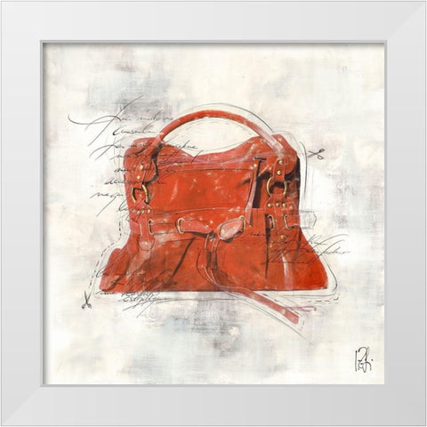 Pret-a-porter IV White Modern Wood Framed Art Print by Zacher-Finet, Isabelle