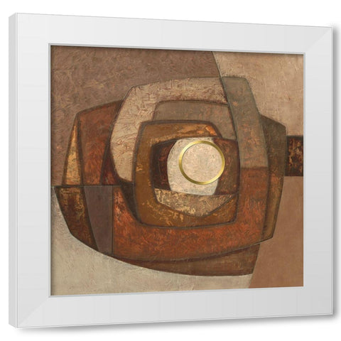 Marry White Modern Wood Framed Art Print by Jones, Jodi