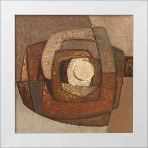 Marry White Modern Wood Framed Art Print by Jones, Jodi