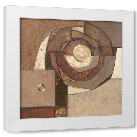 Integral White Modern Wood Framed Art Print by Jones, Jodi