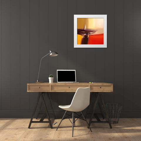 Quietude I White Modern Wood Framed Art Print by Ball, Veronique