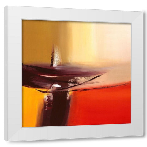 Quietude I White Modern Wood Framed Art Print by Ball, Veronique