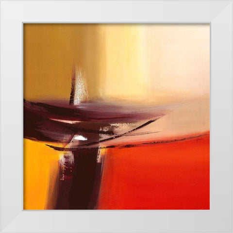 Quietude I White Modern Wood Framed Art Print by Ball, Veronique