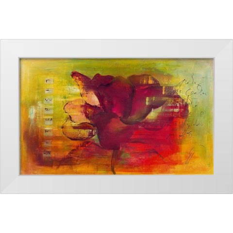 Libertad White Modern Wood Framed Art Print by Leys, Gemma