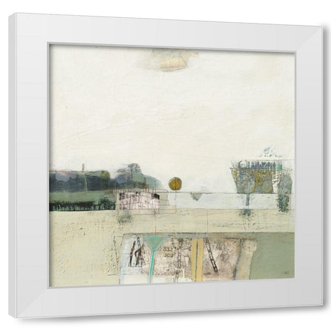 Glacial Whistles White Modern Wood Framed Art Print by Frampton, Russell