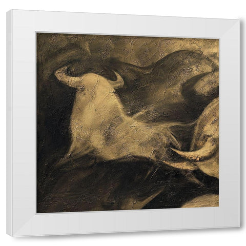 Toros I White Modern Wood Framed Art Print by Panasenko, Inna
