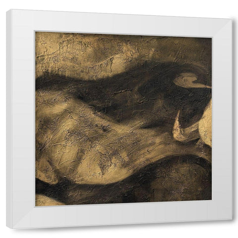 Toros II White Modern Wood Framed Art Print by Panasenko, Inna
