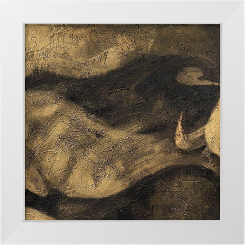 Toros II White Modern Wood Framed Art Print by Panasenko, Inna