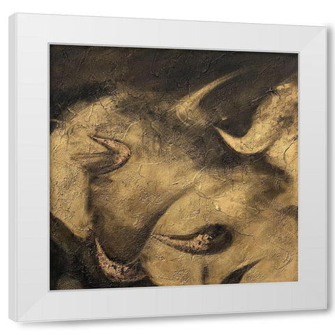 Toros III White Modern Wood Framed Art Print by Panasenko, Inna